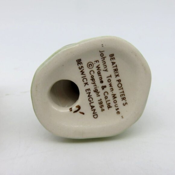 Beatrix Potter Johnny Town-Mouse & Timmy Willie Beswick England Vintage Figurine - Picture 10 of 10